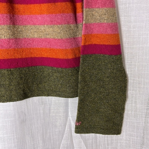 Y2K American Eagle Outfitters,Lambswool sweater,pull over,striped,boho EC - Picture 9 of 14